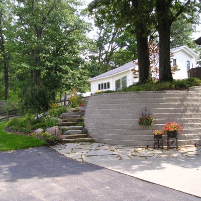 Retaining wall Landscaping