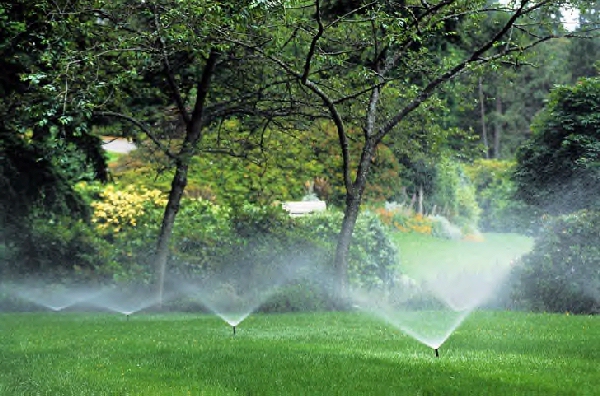 underground sprinkling system