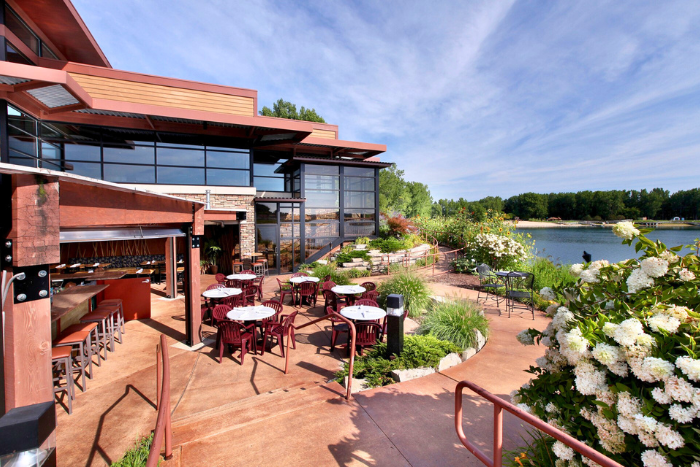 Landscape Installation at Blue Water Grill